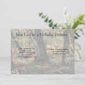 Invitation Scène forestière automnale (Debout devant)