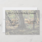 Invitation Scène forestière d'automne (Devant)