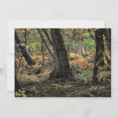 Invitation Scène forestière d'automne (Dos)