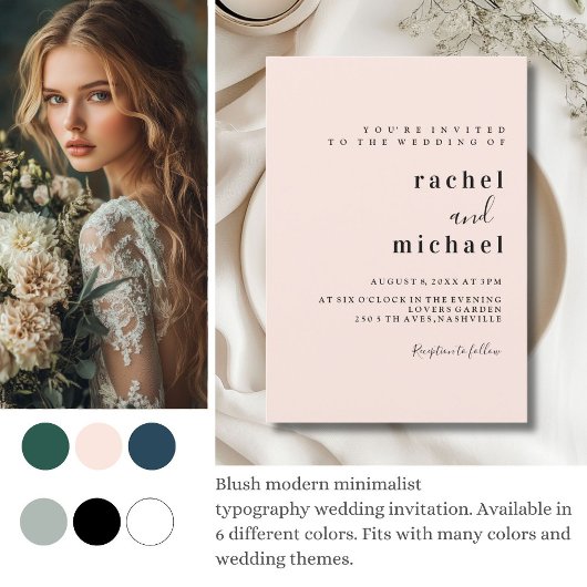 Invitation Schlicht elegante