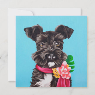 Invitation Schnauzer exotique