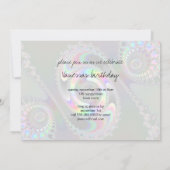 Invitation scie à chaîne - fractale (Dos)