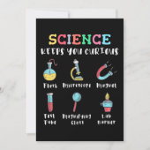 Invitation Science keeps you curious (Devant)