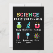 Invitation Science keeps you curious (Devant)