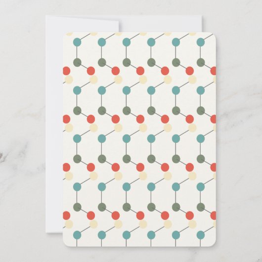 Invitation Science Laboratoire Chimie Fête d'anniversaire (Dos)