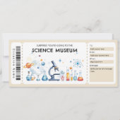 Invitation Science Museum Gift Certificate (Devant)