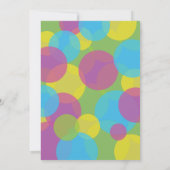 Invitation Science Party - Enfants à thème fête d'anniversair (Dos)