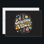 Invitation Science Vibes Groovy Première journée de rentrée d<br><div class="desc">Science Vibes Retro Première journée de rentrée des classes Professeur Groovy</div>
