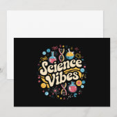 Invitation Science Vibes Groovy Première Journée de Rentree S (Devant / Derrière)