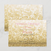 Invitation Scintillement de scintillement (Devant / Derrière)