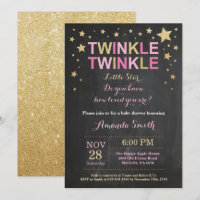 Scintillement de scintillement peu de baby shower