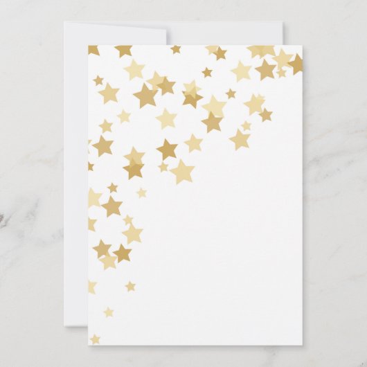 Invitation Scintillement de scintillement peu d'invitation (Dos)