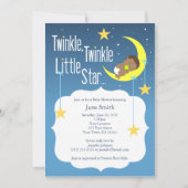 Invitation Scintillement de scintillement peu d'invitation de (Devant)