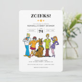 Invitation Scooby-Doo et le Baby shower Super de Gang (Debout devant)