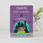 Invitation Scooby-Doo | Halloween 2ème anniversaire (Debout devant)