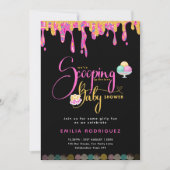 Invitation Scoopup Love Glace Baby Girl Douche (Devant)