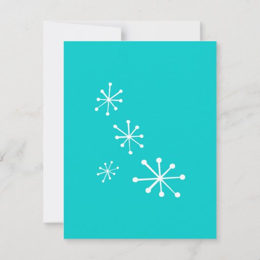 Invitation Scooter bleu (Dos)