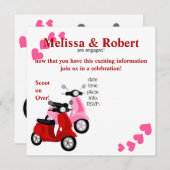 Invitation Scooter pour deux ! (Devant / Derrière)