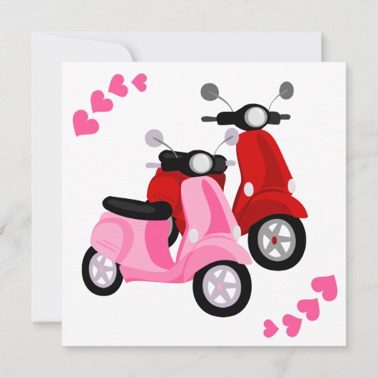 Invitation Scooter pour deux ! (Dos)
