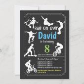 Invitation Scooters, vélos et ou skateboards, montez sur (Devant)