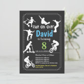 Invitation Scooters, vélos et ou skateboards, montez sur (Debout devant)