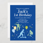 Invitation Scooters, Vélos, Skateboards, chevaucher (Devant / Derrière)