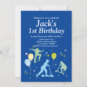 Invitation Scooters, Vélos, Skateboards, chevaucher