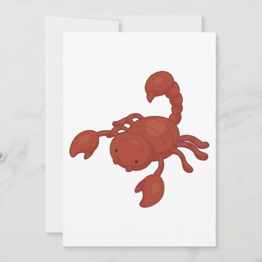 Invitation Scorpion (Devant)