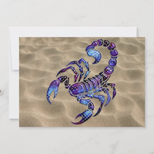 Invitation Scorpion céleste (Devant)