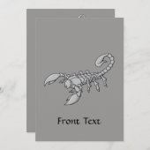 Invitation Scorpion icon (Devant / Derrière)