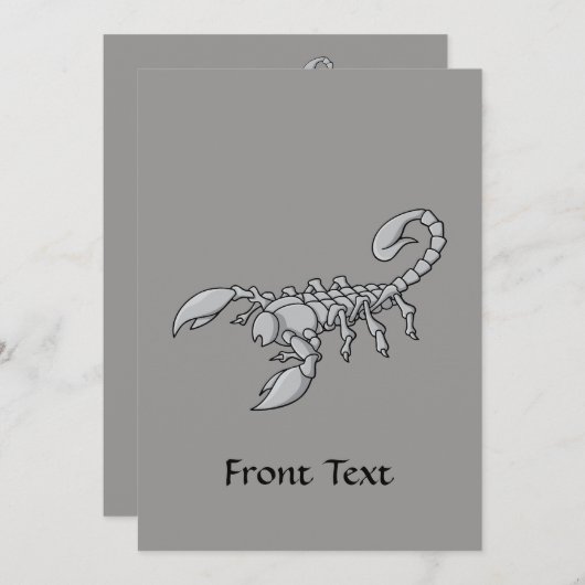 Invitation Scorpion icon (Devant / Derrière)