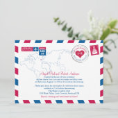 Invitation Scotland Airmail | Mariage (Debout devant)