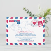 Invitation Scotland Airmail| Mariage (Debout devant)