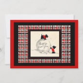 Invitation Scottie Dog New Years open house (Devant)