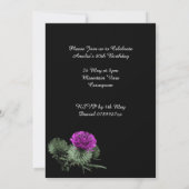 Invitation Scottish Thistle Birthdays (Dos)