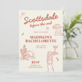 Invitation Scottsdale Avant La Bachelorette Du Voile (Debout devant)