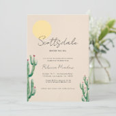 Invitation Scottsdale avant le week-end du Bachelorette Veil (Debout devant)