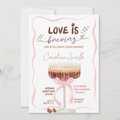 Invitation ScribbleEspresso Martini Coquette L'amour est en t (Devant)