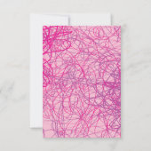 Invitation SCRIBLES sur NOTEPAPER Bat Bat mitzvah Party Card (Dos)