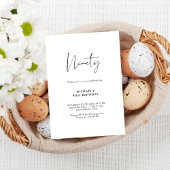 Invitation Script 90 | Simple 90ème anniversaire de la Fête