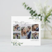 Invitation Script avec cœur Mariage multi photo (Debout devant)