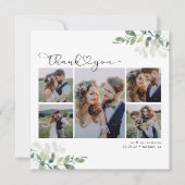 Invitation Script avec cœur Mariage multi photo (Devant)
