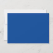 Invitation Script bleu simple | Une Où Elle Se Marie (Dos)