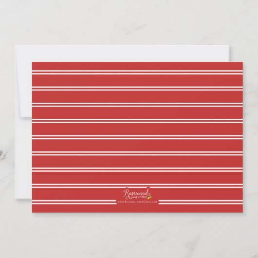 Invitation Script Blue and Red Photo Graduation Party (Dos)