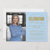 INVITATION SCRIPT BOLD MODERNE CÉLÉBRATION FUNÉRALE DE LA VIE (Devant)