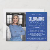 INVITATION SCRIPT BOLD MODERNE CÉLÉBRATION FUNÉRALE DE LA VIE (Devant)