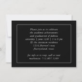 Invitation Script chic | Simple 2 garde-photos (Dos)