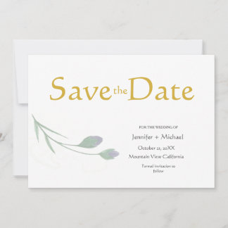 Invitation Script de calligraphie de plaine minimaliste moder