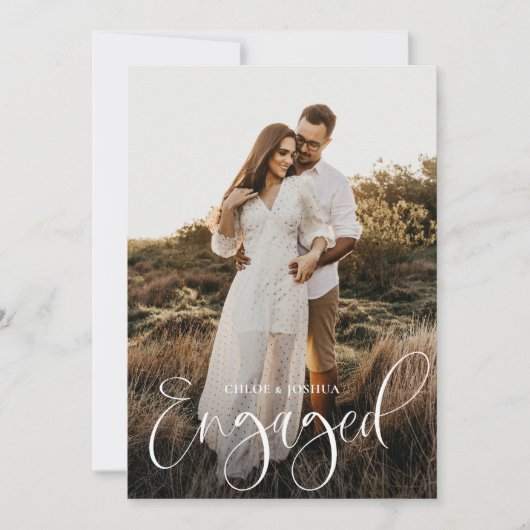 Invitation Script de calligraphie moderne (Devant)