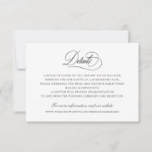 Invitation Script de calligraphie moderne Détails élégants In (Devant)